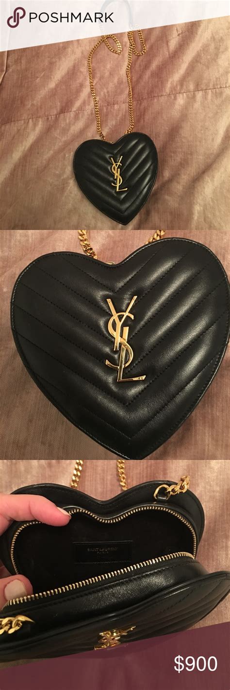 ysl heart shape bag|HEART.